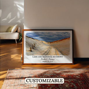 Poster Parque Nacional da Costa de Cape Cod Massachusetts