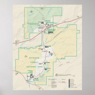 Poster Parque Nacional da Floresta Petrificada