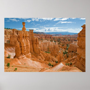 Poster Parque nacional da garganta de Bryce da formação