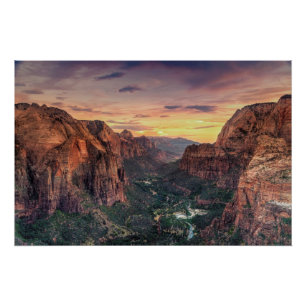 Pôster Parque nacional da garganta de Zion