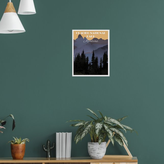 Poster Parque Nacional da Glaciar, Montana, (Sala de Estar 1)