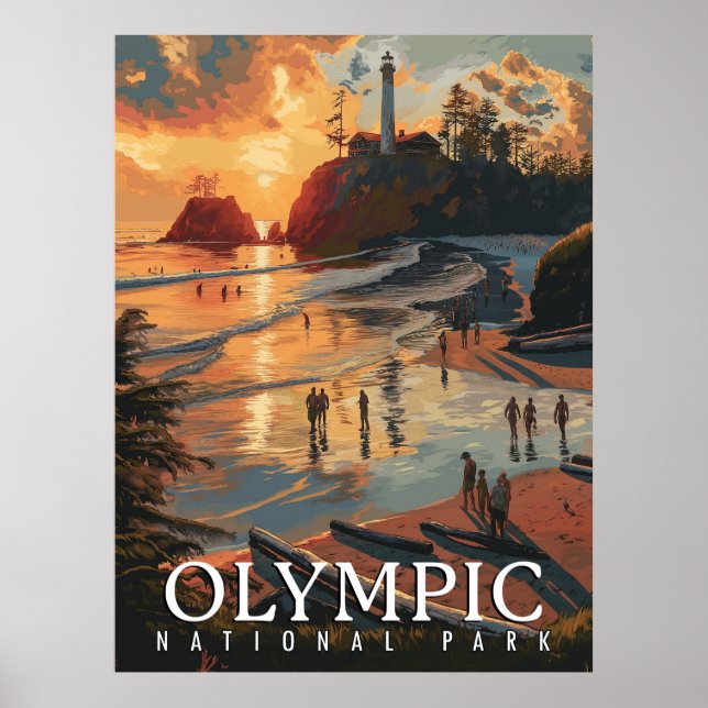 Poster Parque Nacional da olimpiadas (Frente)
