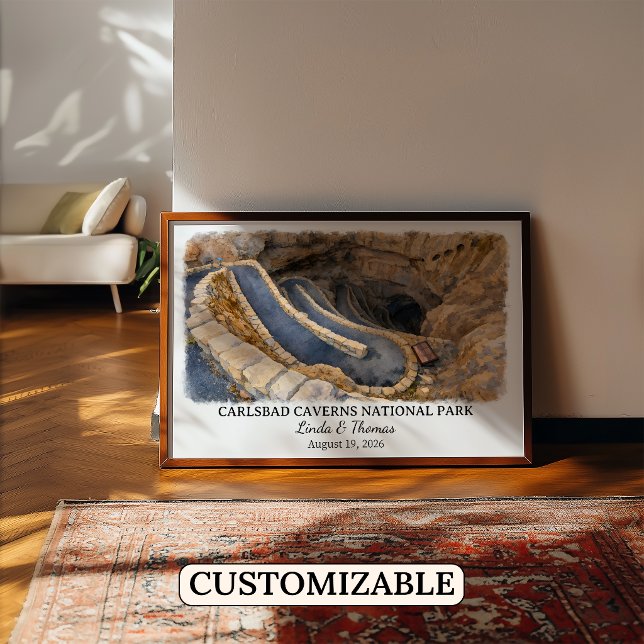 Poster Parque Nacional das Cavernas de Carlsbad, Novo Méx (Criador carregado)
