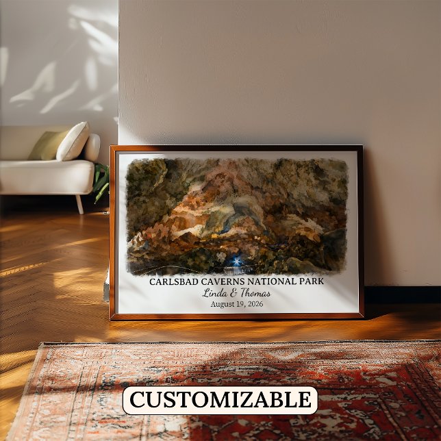 Poster Parque Nacional das Cavernas de Carlsbad, Novo Méx (Criador carregado)