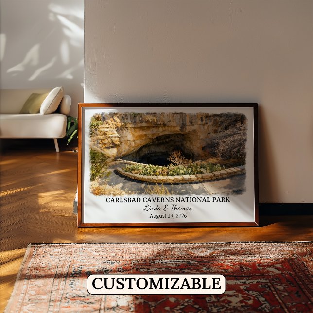 Poster Parque Nacional das Cavernas de Carlsbad, Novo Méx (Criador carregado)