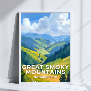 Poster Parque Nacional das Grandes Montanhas Fumosas Viag