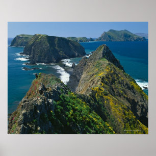 Poster Parque nacional das ilhas channel, do sul