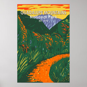 Poster Parque Nacional das Montanhas Guadalupe McKittrick