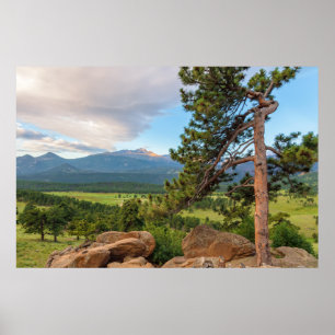 Poster Parque Nacional das Montanhas Rochosas ao Nascer d