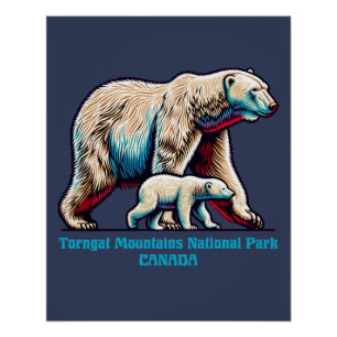 Pôster Parque Nacional das Montanhas Torngat Canadá