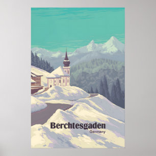 Poster Parque Nacional de Berchtesgaden Cartaz de Viagens