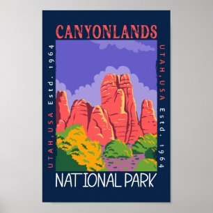 Poster Parque Nacional de Canyonlands Utah