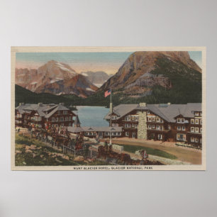 Poster Parque nacional de geleira, TA - muita hotel 2 da