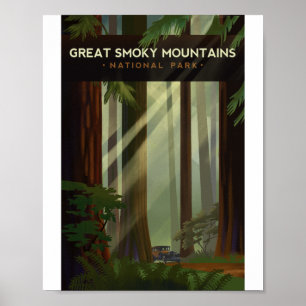 Poster Parque Nacional de Litho Trabalho de arte