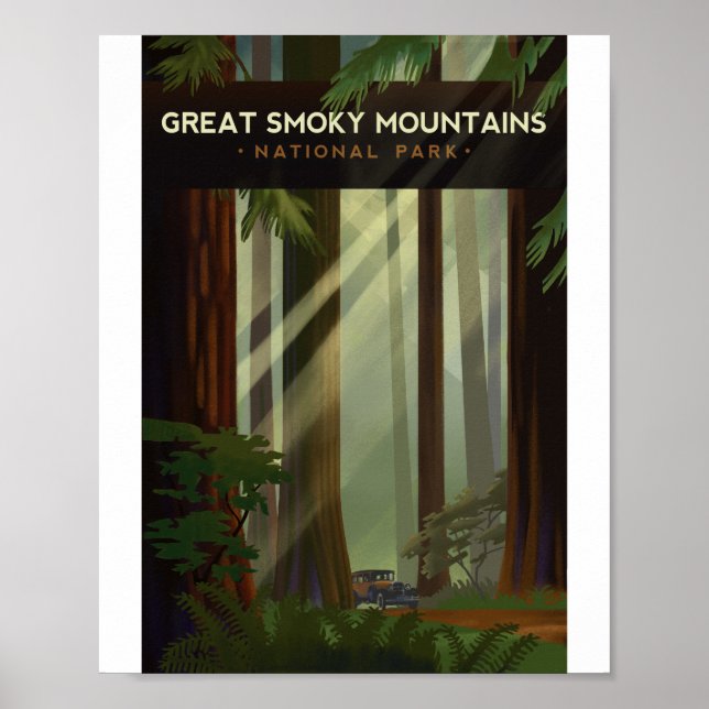 Poster Parque Nacional de Litho Trabalho de arte (Frente)