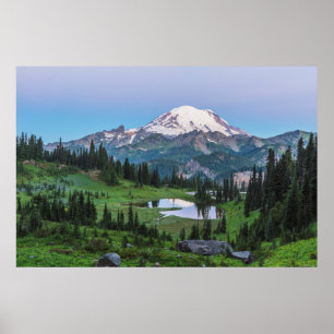 Poster Parque nacional de Monte Rainier