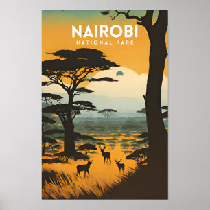 Poster Parque Nacional de Nairobi