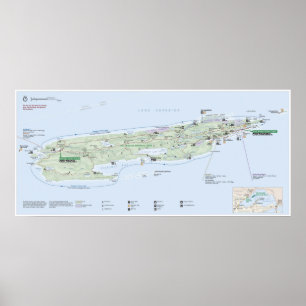 Pôster Parque nacional de Royale da ilha