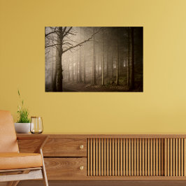 Poster Parque Nacional de Rushmere, Foggy Woodland (0845)