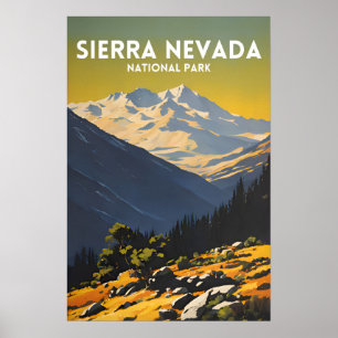 Poster Parque Nacional de Sierra Nevada