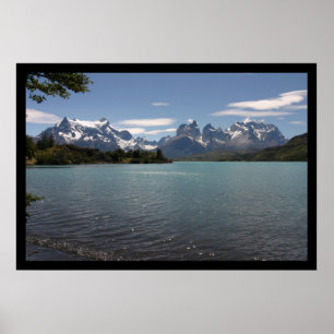 Pôster Parque nacional de Torres del Paine, o Chile