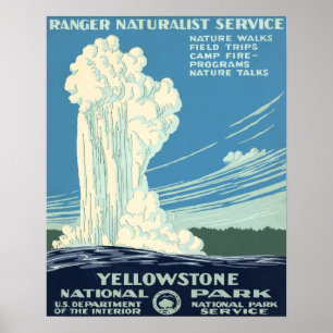 Pôster Parque nacional de Yellowstone