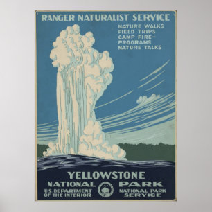 Pôster Parque nacional de Yellowstone