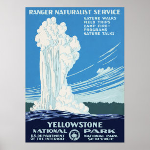 Pôster Parque nacional de Yellowstone