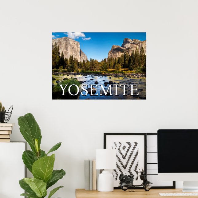 Poster Parque Nacional de Yosemite, Califórnia (Escritório em casa)
