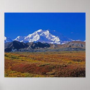 Pôster Parque Nacional Denali Mt. McKinley, Alasca.