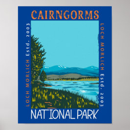 Poster Parque Nacional do Cairngorms, Escócia
