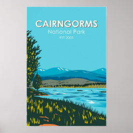 Poster Parque Nacional do Cairngorms, Scotland Loch Morli