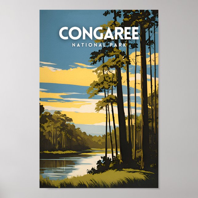 Poster Parque Nacional do Congaree (Frente)