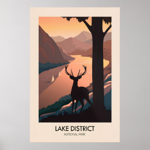 Poster Parque Nacional do Distrito dos Lagos Cartaz de Vi