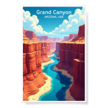 Parque Nacional do Grand Canyon Estilo Vintage Via