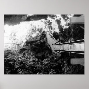 Pôster Parque Nacional do Havaí, Vista de um Tubo de Lava