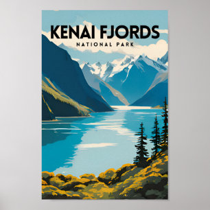 Poster Parque Nacional do Kenai Fjords