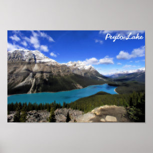 Poster Parque nacional do lago Peyto, Banff, canadense