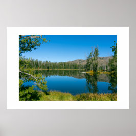Poster Parque Nacional do Lago Sylvan Reflection Yellowst