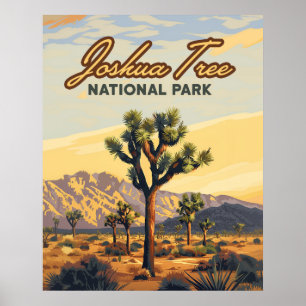 Poster Parque Nacional do Parque Nacional do Joshua Tree 