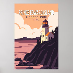 Poster Parque Nacional do Príncipe Edward Island Canada V
