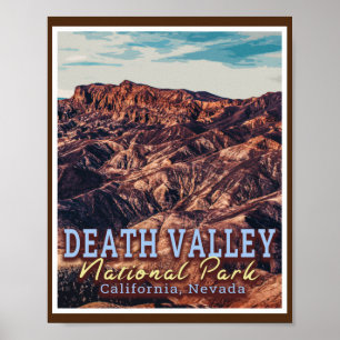 POSTER PARQUE NACIONAL DO VALE DA MORTE - CALIFÓRNIA - NE