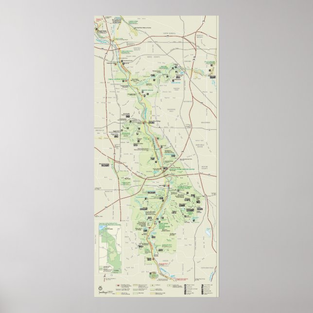 Pôster Parque Nacional do Vale do Cuyahoga (Frente)