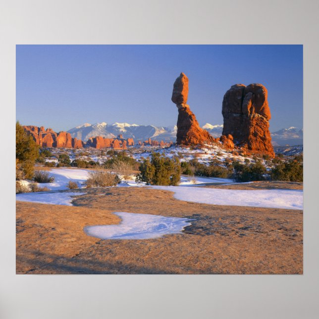 Pôster PARQUE NACIONAL DOS ARCOS, UTAH. EUA. Rocha Equili (Frente)