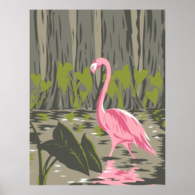 Poster Parque Nacional Everglades (Frente)