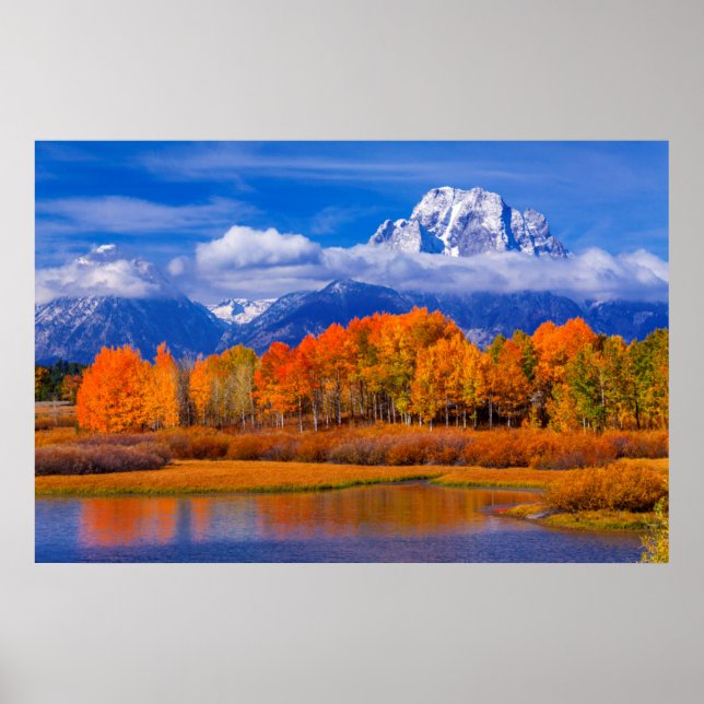 Poster Parque Nacional Grand Teton | Wyoming (Frente)