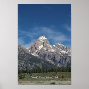 Pôster Parque nacional grande de Teton