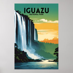 Poster Parque Nacional Iguazu Vintage