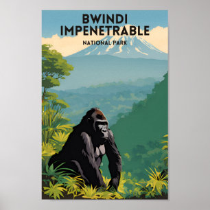 Poster Parque Nacional Impenetrável de Bwindi