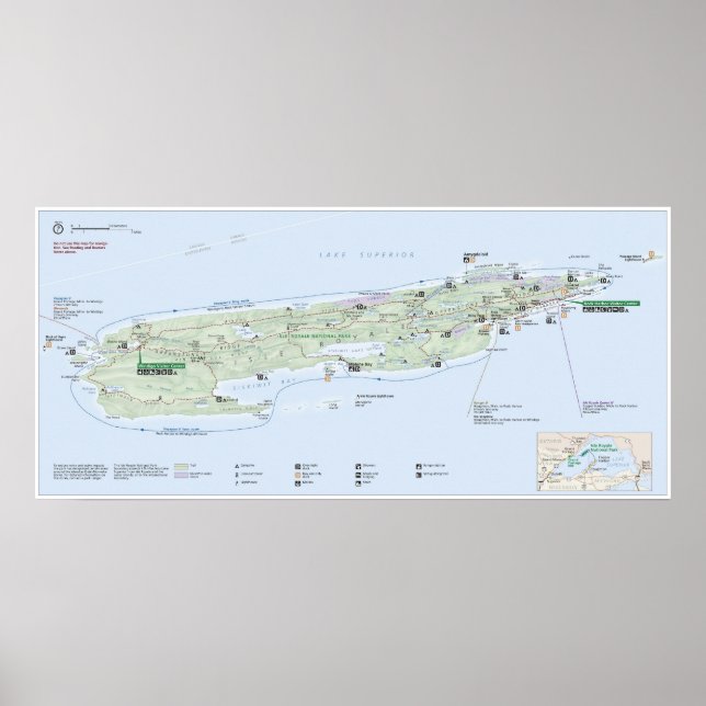 Pôster Parque Nacional Isle Royale (Frente)